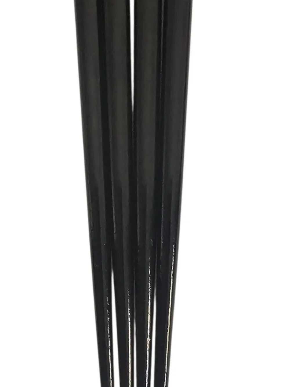 Vintage Pier 1 Black Chopsticks Lacquer Bamboo Leaves Design 9